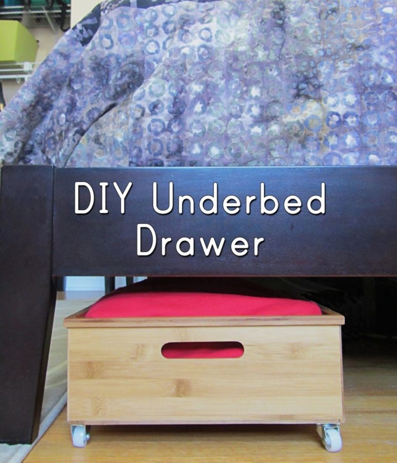 DIY rolling underbed drawers (via pinsandprocrastination.com)
