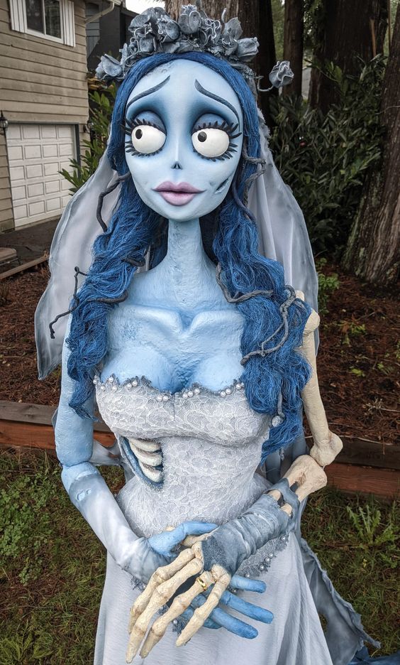 the Corpse Bride prop is extremely beautiful and chic and will become a focal point of your Halloween decor
