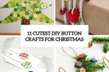 11 cutest diy button crafts for christmas cover