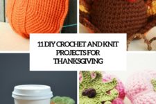 11 diy crochet and knit projects for thanksgiving cover