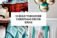 15 bold turquoise christmas decor ideas cover