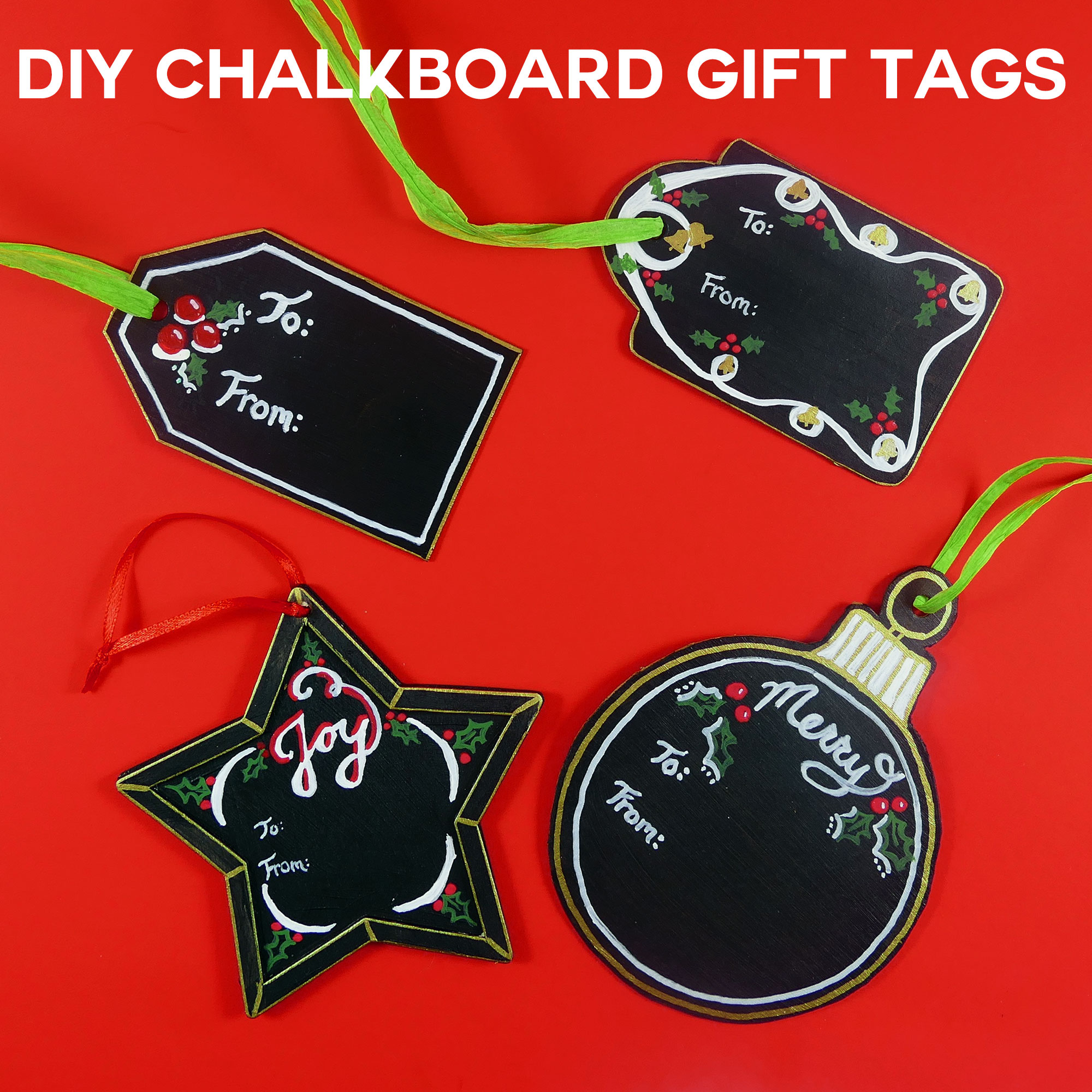 DIY chalkboard gift tags (via jennifermaker.com)