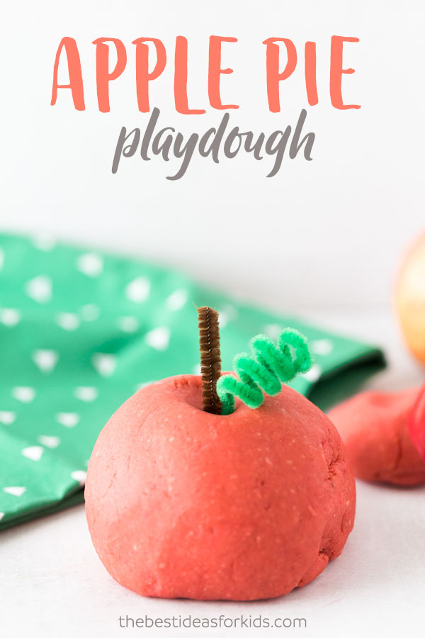 DIY apple pie playdough (via www.thebestideasforkids.com)