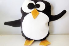 DIY funny stuffed penguin
