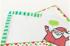 DIY Sant Claus Christmas cards