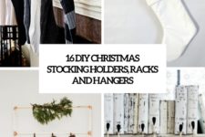 16 diy christmas stocking holders, racks and hangers cover