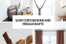 16 diy curtain rods and finials crafts cover