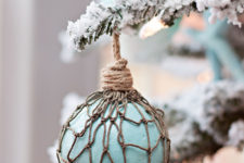 DIY faux float Christmas ornaments