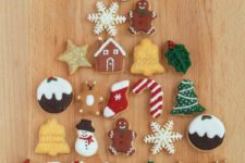 DIY mini Christmas cookies calendar