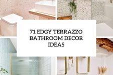 71 edgy terrazzo bathroom decor ideas cover