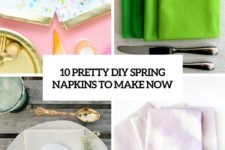 10 pretty diy spring napkins to make now cover