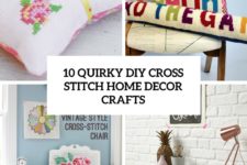 10 quirky diy cross stitch home decor crafts cover
