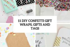 11 diy confetti gift wraps, bags and tags cover