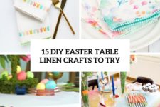 15 diy easter table llinen crafts to try cover