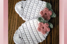 DIY crocheted candy Easter egg coasters