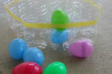 DIY Easter plastic egg toss