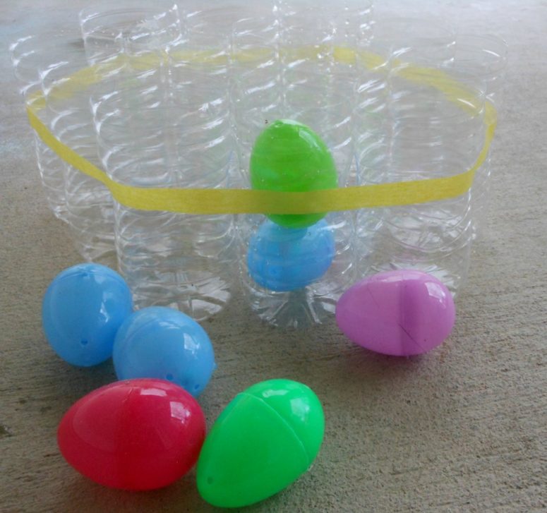DIY Easter plastic egg toss (via confidencemeetsparenting.com)