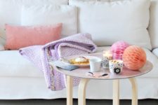 30 attach a tray and turn IKEA Frosta stool into a comfy coffee ot side table – a very simple hack