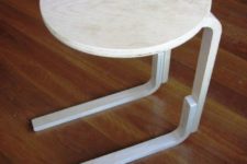 32 IKEA Frosta stool turned into a side table – paint and finish it as you want