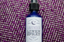 DIY lavender linen spray using essential oils