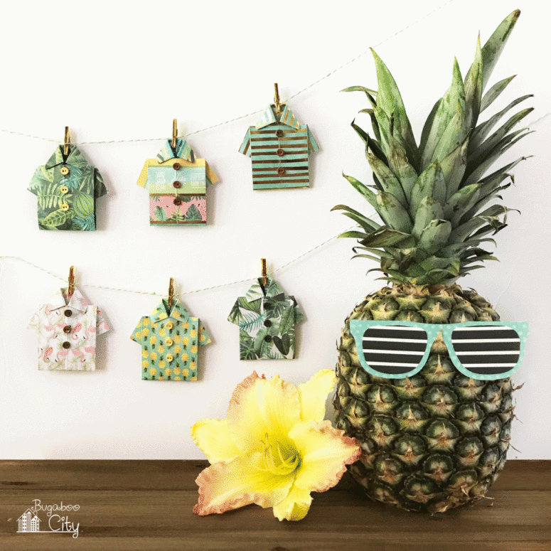 iLoveCos Hawaiian Fancy Dress and Pineapple Sunglasses for Beach Summer Tropical Party Flower Garland Decor Set