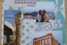 DIY travel collages for shadow boxes