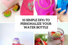 10 simple diys to personalize your water bottle cover