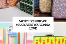 14 cute diy suitcase makeovers you gonna love cover