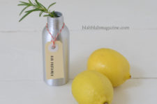 DIY rosemary and lemon air freshener