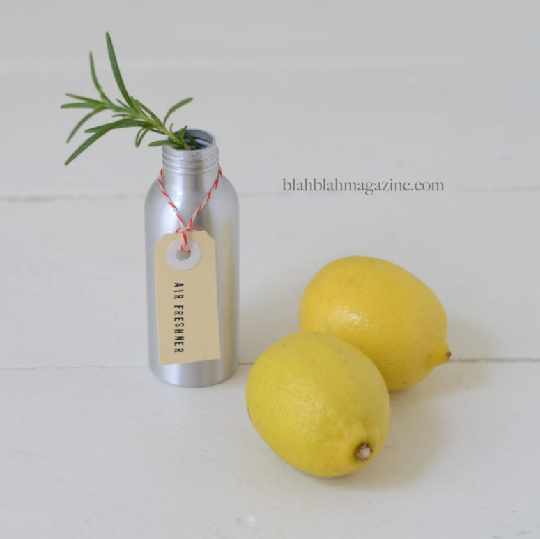 DIY rosemary and lemon air freshener (via blahblahmagazine.com.au)