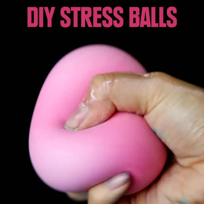 DIY stress balls using cornstarch (via www.buzzfeed.com)
