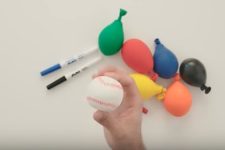 DIY colorful stress balls with different looks