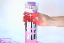 DIY unicorn water bottle using Cricut