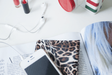 DIY no sew leopard print vinyl passport cover