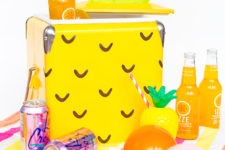 DIY bold pineappkle beverage cooler