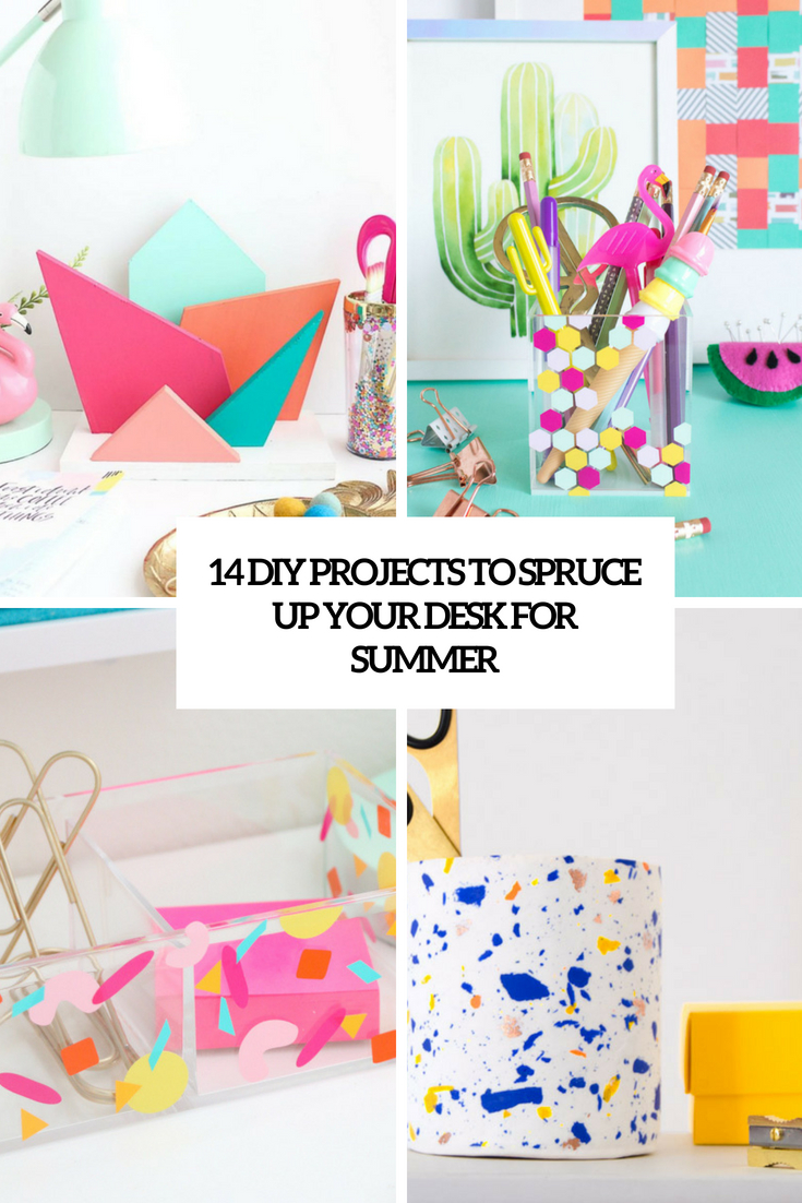 diy projects to spruce up your desk for summer cover