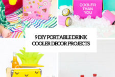 9 diy portable drink cooler decor projects cover