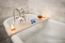 DIY simple modern bath tray