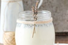 DIY mason jar candles with lavender essential oil