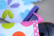 DIY colorful printed sunglasses cases
