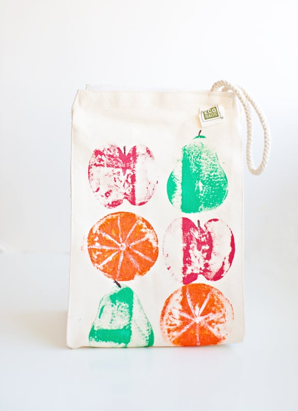 DIY colorful fruit stamped lunch bags (via www.hellowonderful.co)
