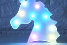 10 a magical rainbow unicorn table lamp is all you need for a touch of whimsy