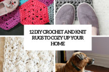 12 diy crochet and knit rugs to cozy up your home cover