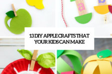 13 diy apple crafts that your kids can make cover