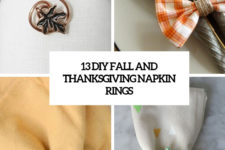 13 diy fall and thanksgiving napkin rings cover