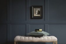 35 go for dark paneling to make your moody space complete and not boring