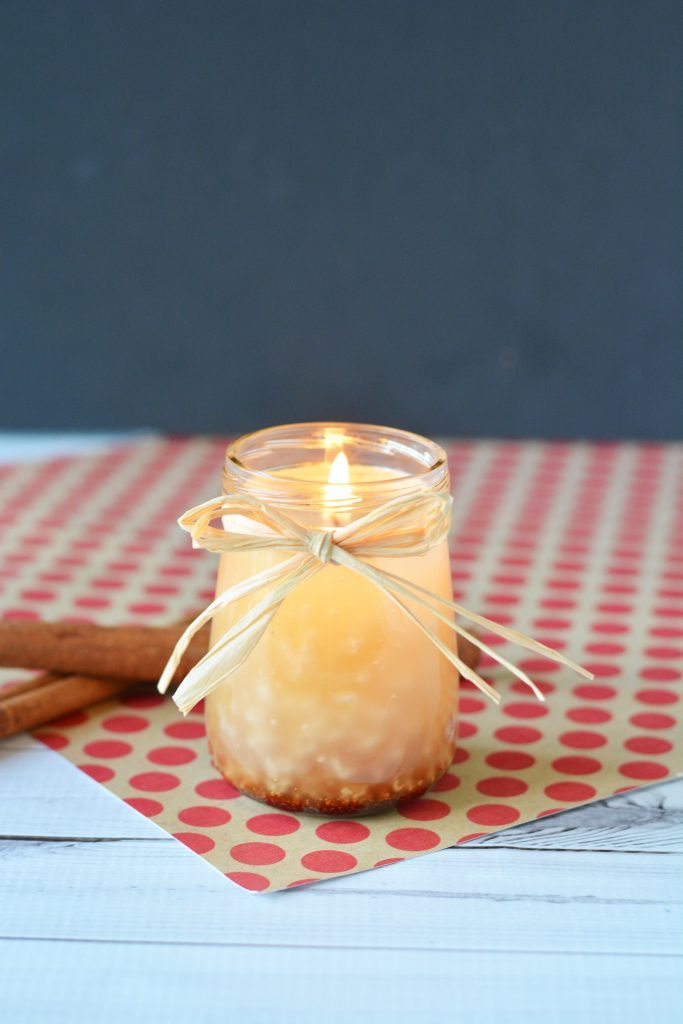 DIY cinnamon candles (via mycrazygoodlife.com)