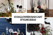 15 halloween bar cart styling ideas cover