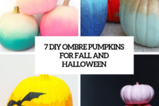 7 diy ombre pumpkins for fall and halloween cover