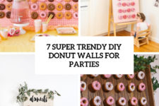 7 super trendy diy donut walls for parties cover